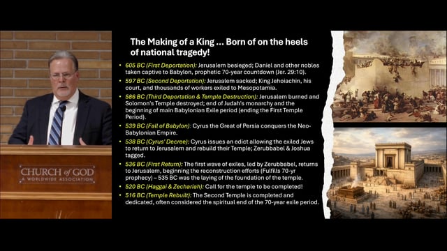 The Message of Haggai, Zechariah, and Jeremiah to the Church Today, Part III